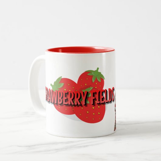 Café Mug de fraises Fields (Devant gauche)