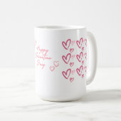 Café Mug de la Saint-Valentin personnalisé (Devant droit)