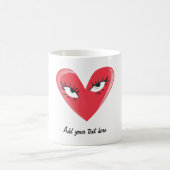 Café Mug de la Saint-Valentin sur mesure (Centre)