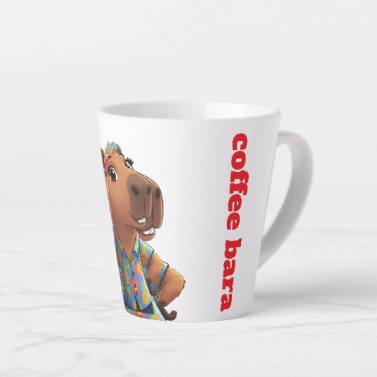 café mug drôle capybara (Angle droit)