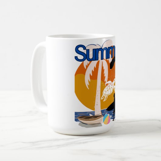 Café Mug : En été (Devant gauche)