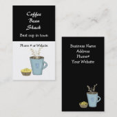 Café Mug et Muffin Carte de visite (Devant / Derrière)