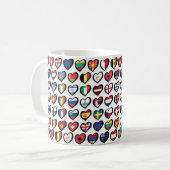 Café Mug Eurovision Drapeaux Accent Café Mug 11oz (Devant gauche)