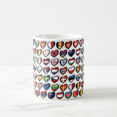 Café Mug Eurovision Drapeaux Accent Café Mug 11oz (Centre)
