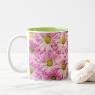Café Mug - Gerbera rose Daisis