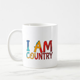 Café Mug I am Country Design