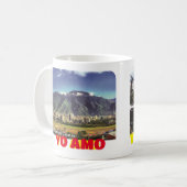 Café mug I love Venezuela, personnalisable (Devant gauche)