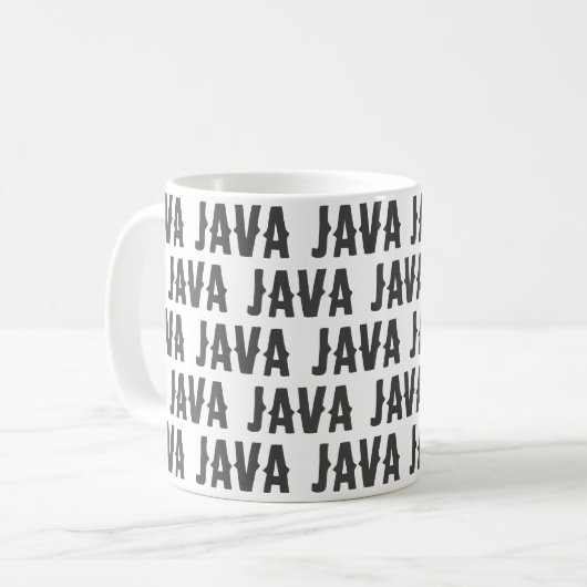 Café Mug "Java" Grande idée cadeau (Devant gauche)