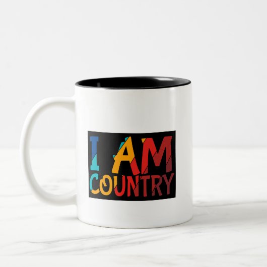 Café Mug Je suis Conception du Pays (Gauche)