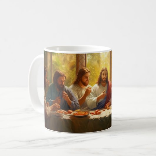 Café Mug Jésus Dernier souper (Devant gauche)