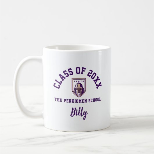 Café Mug L'École Perkiomen, Thé, Coupe (Gauche)