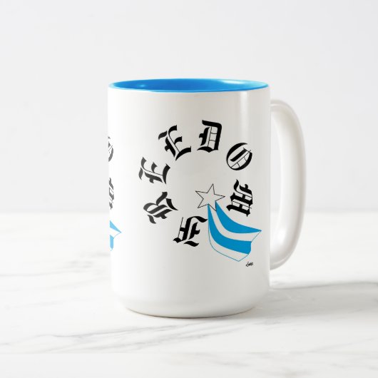 Café Mug : Liberté (Devant droit)