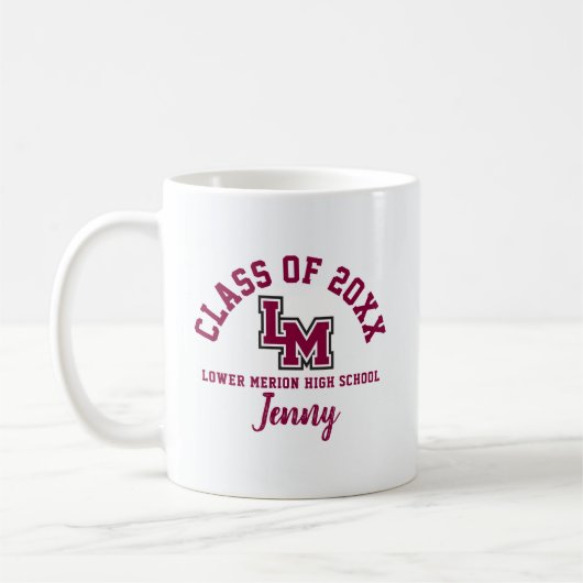 Café Mug Lower Merion Lycée, Thé, Coupe (Gauche)