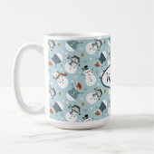 Café Mug personnalisé Snowmen de Noël (Gauche)