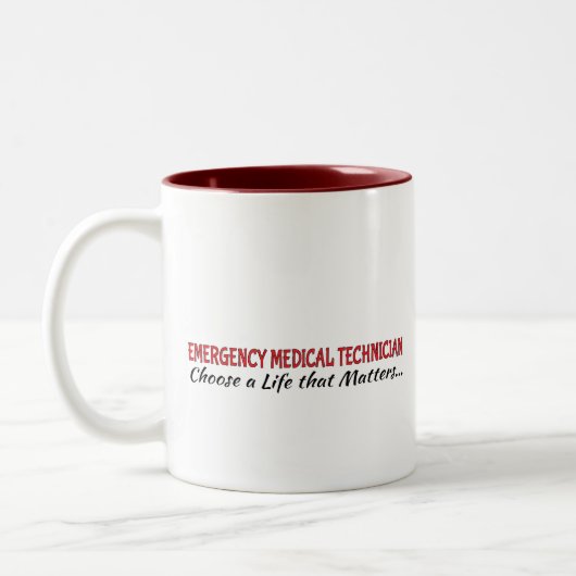 Café Mug : Technicien Médicale d'urgence (Gauche)