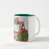 Café Mug Thé Mug Geraniums d'été (Devant droit)