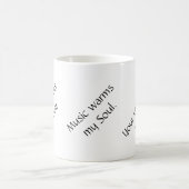 Café, musique, et tasse d'amour (Centre)