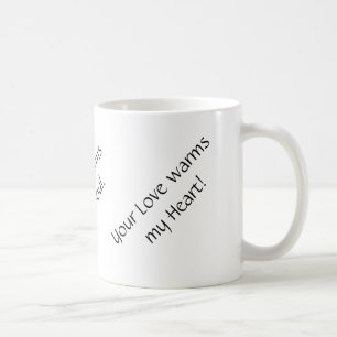 Café, musique, et tasse d'amour