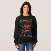 Café Noël Matin Vilain Sweat de Noël (Devant entier)