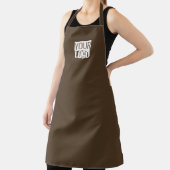 Cafe noir - ajouter un tablier de logo (Insitu)