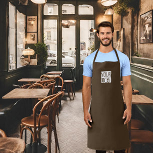 Cafe noir - ajouter un tablier de logo