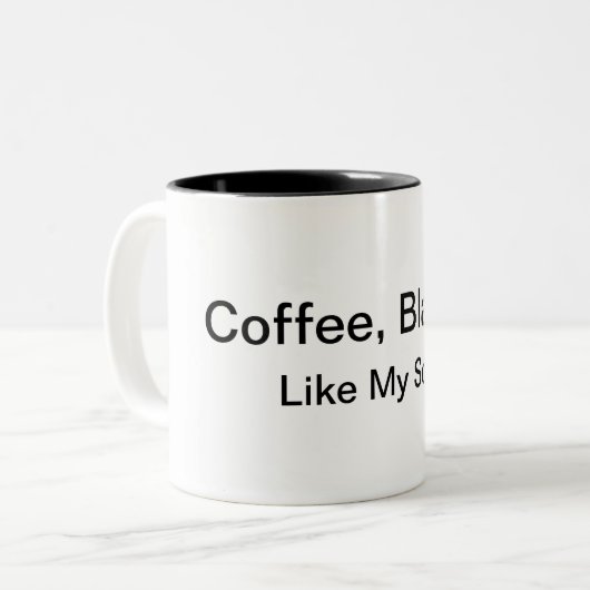 Café, noir… Comme ma tasse d'âme (Devant gauche)