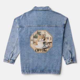 Café Occupé Cute Chat Plus Taille