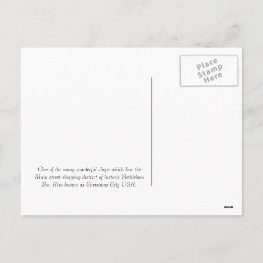 Cafe On Main 21 carte postale (Dos)