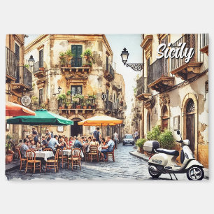 Café op Sicilië Italië Magneet