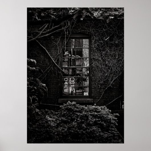 Café Open No 1 Poster (Devant)