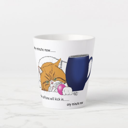 Café orange Bleu Mug (Devant)