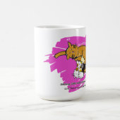 Café ou tasse de voyage (logo rose de Kitty) (Centre)