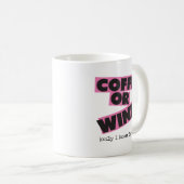 Café ou vin ? Mug (Devant droit)