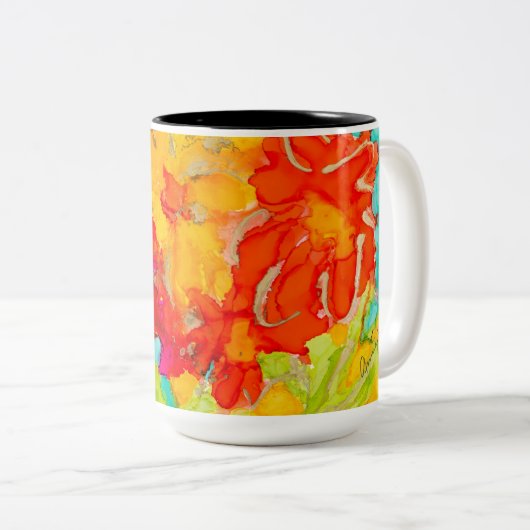 Café Paradise Paisible Mug (Devant droit)