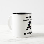Café Parce que le meurtre est faux Café Mug (Devant gauche)