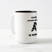 Café Parce que le meurtre est faux Café Mug (Devant gauche)