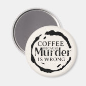 Café : Parce Que Le Meurtre Est Un Mauvais Magnet (Recto/Verso)