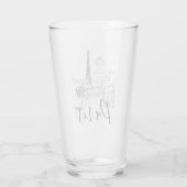 Cafe Parijs Glas (Achterkant)