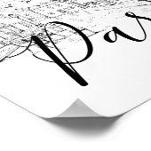Cafe Parijs Poster (Hoek)