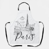 Cafe Parijs Schort (Voorkant)