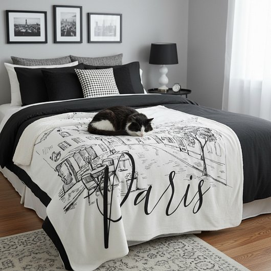 Cafe Parijs   Sherpa Deken