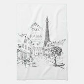 Cafe Parijs Theedoek (Verticaal)