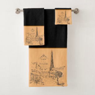 Cafe Paris Badhanddoekenset Bad Handdoek