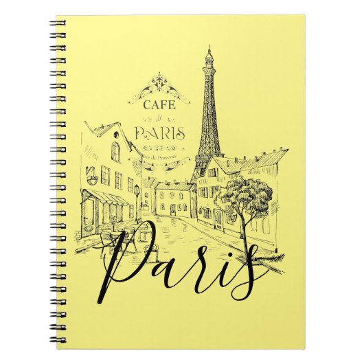 Cafe Paris Carnet (Devant)