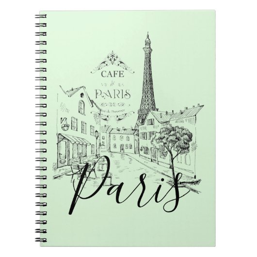 Cafe Paris Carnet (Devant)