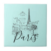 Café Paris Carreau de céramique (Devant)