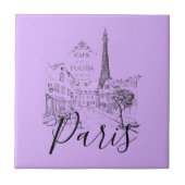 Café Paris Carreau de céramique (Devant)
