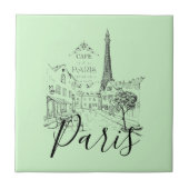 Café Paris Carreau de céramique (Devant)