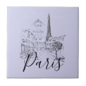 Cafe Paris Carreau de céramique (Devant)