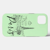 Cafe Paris Coque Case-Mate pour iPhone (Verso (horizontal))
